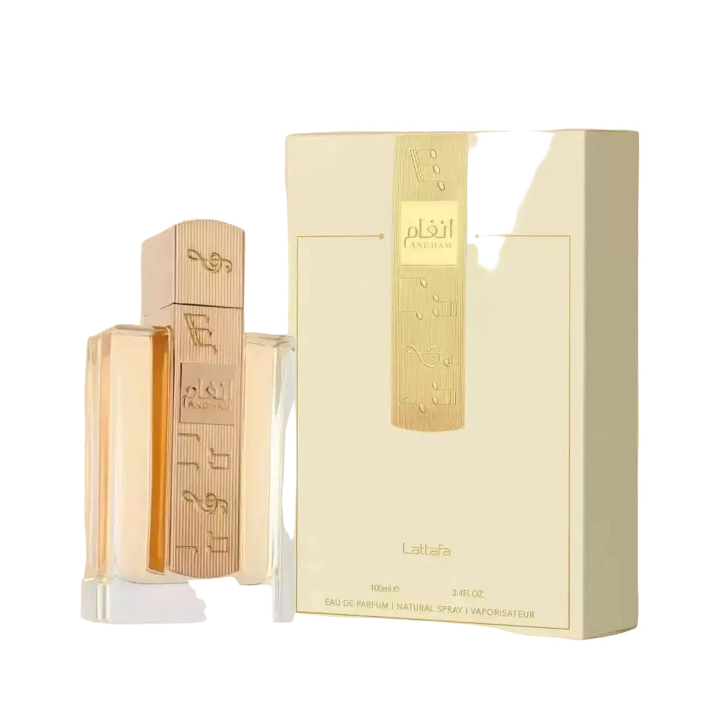 Lattafa Angham, parfum best-seller international longue durée, Moyen-Orient, Arabie, Dubaï