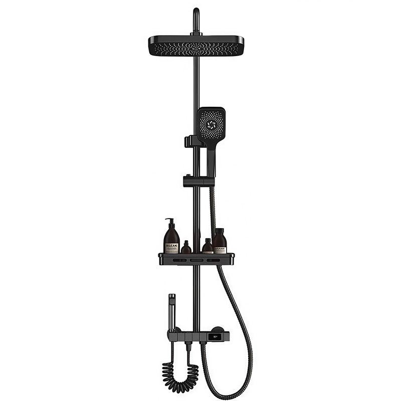Ensemble de pommeau de douche en cuivre véritable